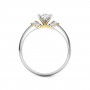 Quartz Glim Solitaire Diamond Ring