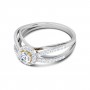 Curvace Solitaire Diamond Ring