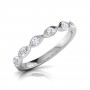 Ethereal Twist Filigree Diamond Band