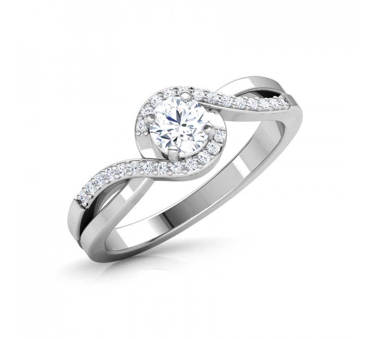 Infinity Jeana Solitaire Diamond Ring