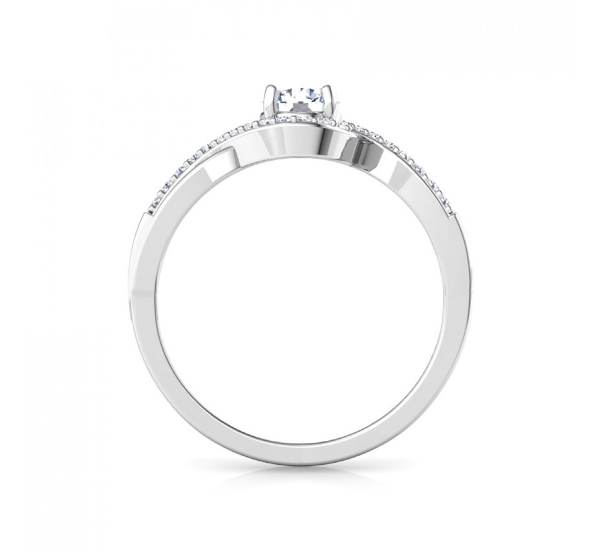 Infinity Jeana Solitaire Diamond Ring