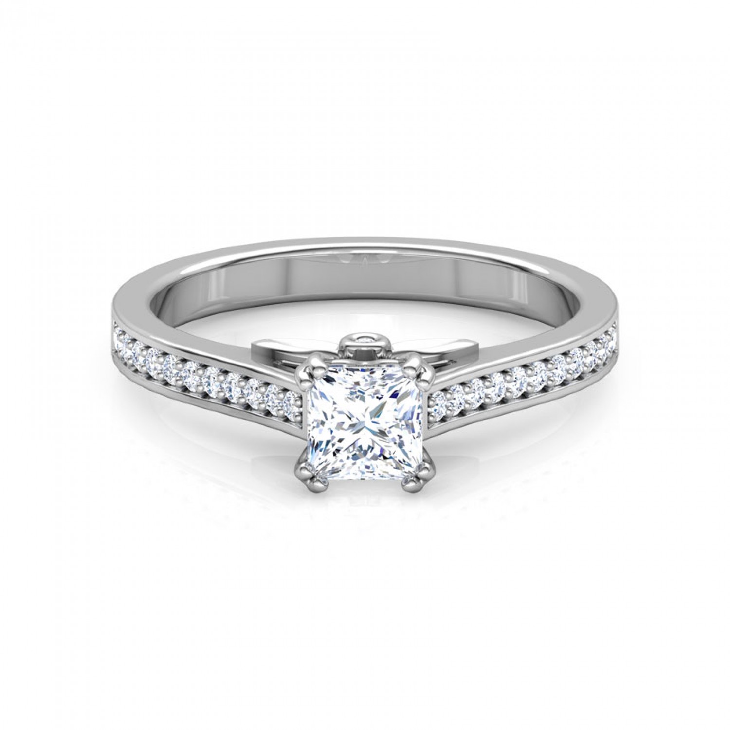 Resplendent Solitaire Diamond Ring