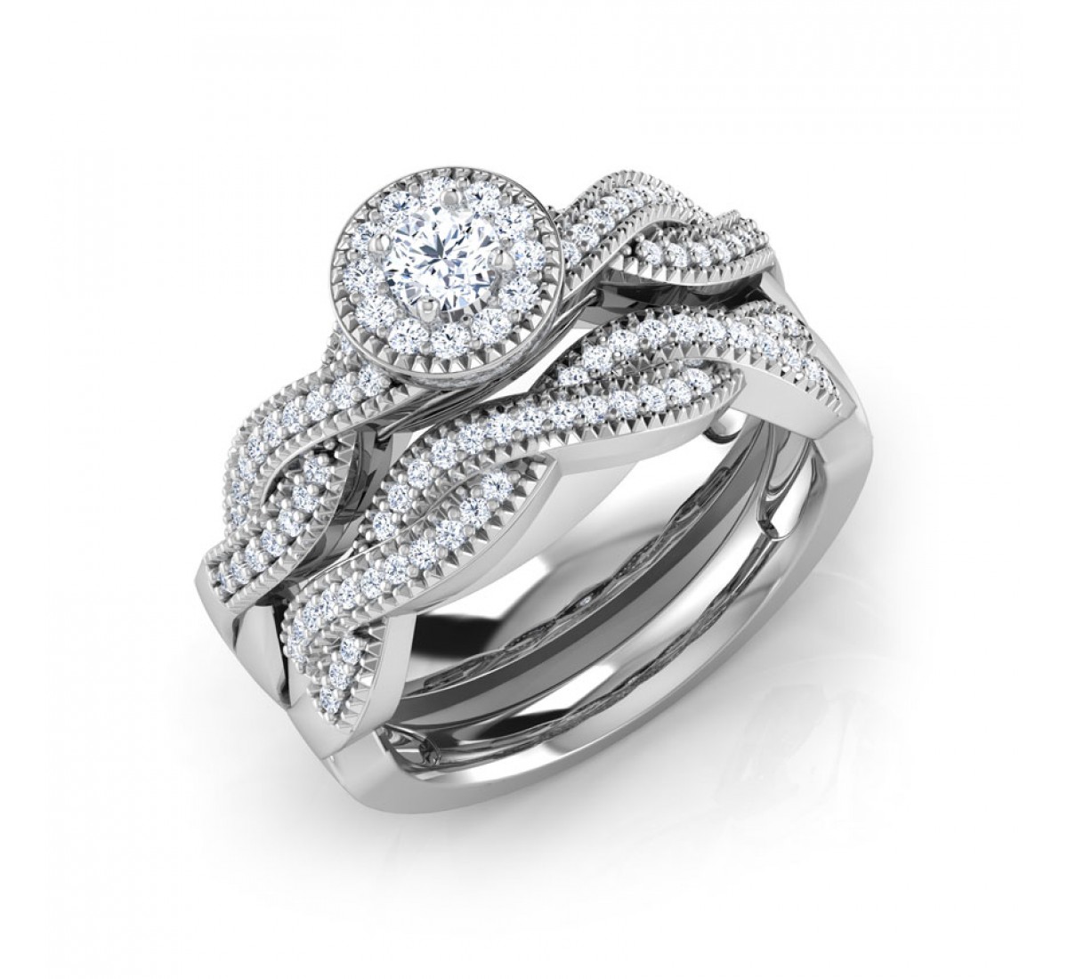 Shimmer Solitaire Diamond Ring