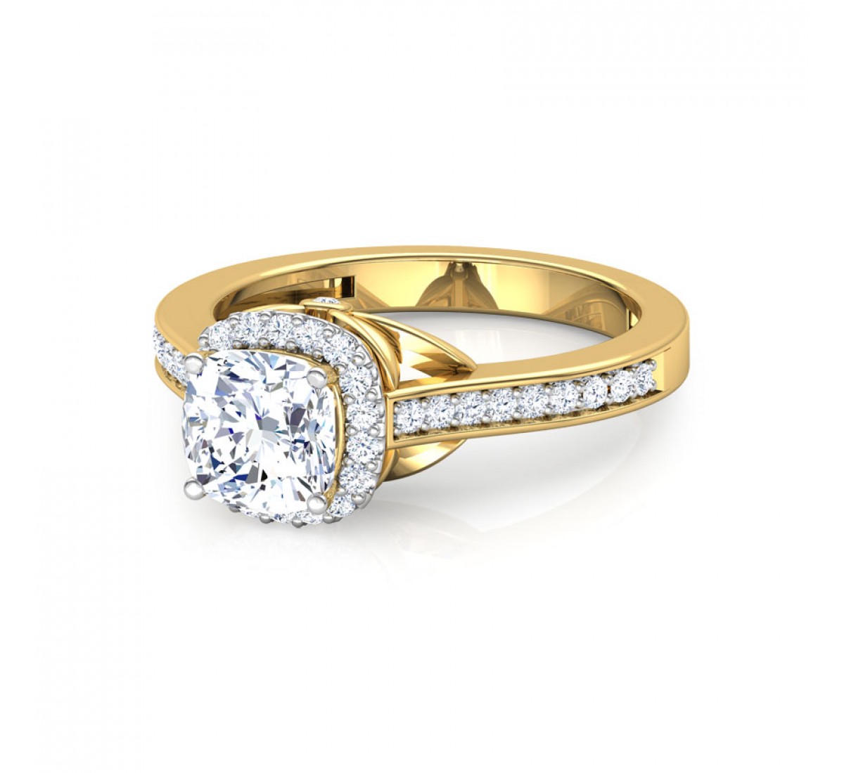 Majestic Queen Solitaire Diamond Ring