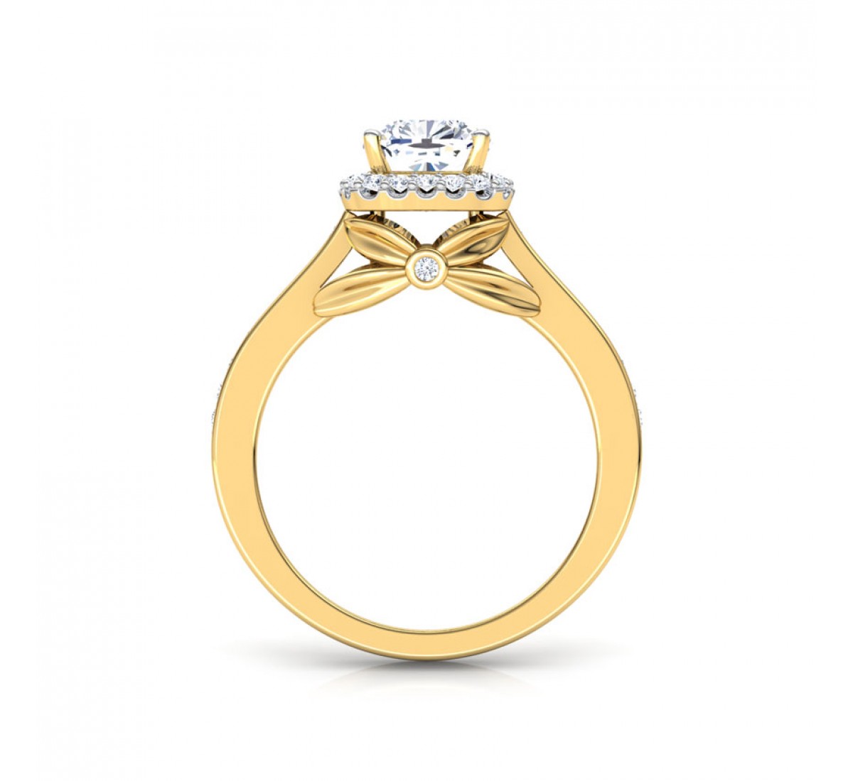 Majestic Queen Solitaire Diamond Ring